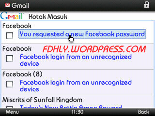 Facebook# Buka Email